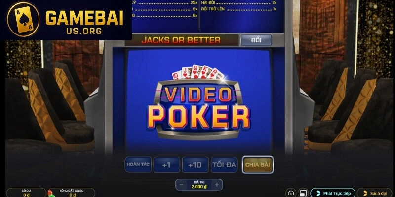 Poker tựa game nổi tiếng khắp toàn cầu